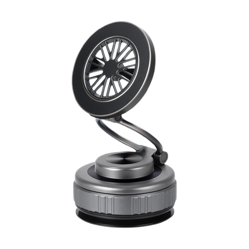 Lzywod Magnetic Vacuum Adsorption Car Mount Foldable 360 Degree Rotation For Smartphones Alloy Lzywod Gray 9110895525425