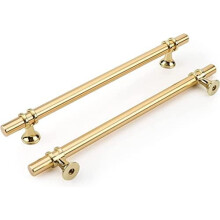 Cabinet Handles Gold 7.5 Inch Center-to-Center 2 Pack