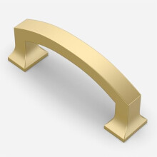 Kitchen Cabinet Handles Brushed Gold 3.75 Inch 10 Pack