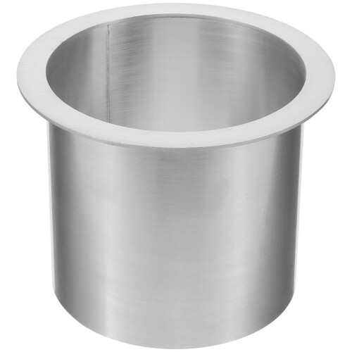 YEAHIBABY Stainless Steel Trash Chute Grommet Silver 1Set 2