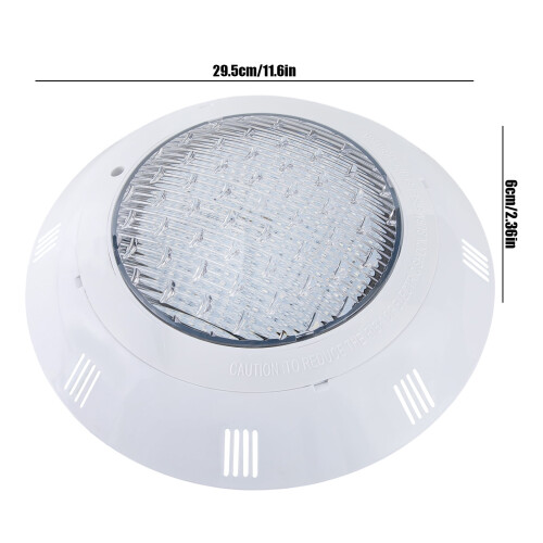 Φως πισίνας RGB 36W IP68 Αδιάβροχο 7 Χρώματα 3 Λειτουργίες 2