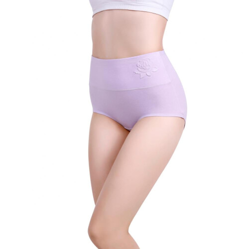Γυναικεία εσώρουχα με ψηλή μέση και έλεγχο κοιλιάς, βαμβακερά εσώρουχα χωρίς 2