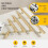 Cabinet Handles and Knobs Gold 3-inch Center 10 Pack 3