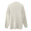 Damen-Cardigans in Unifarben, locker gestrickt, Oversize-Schnitt, Beige 4