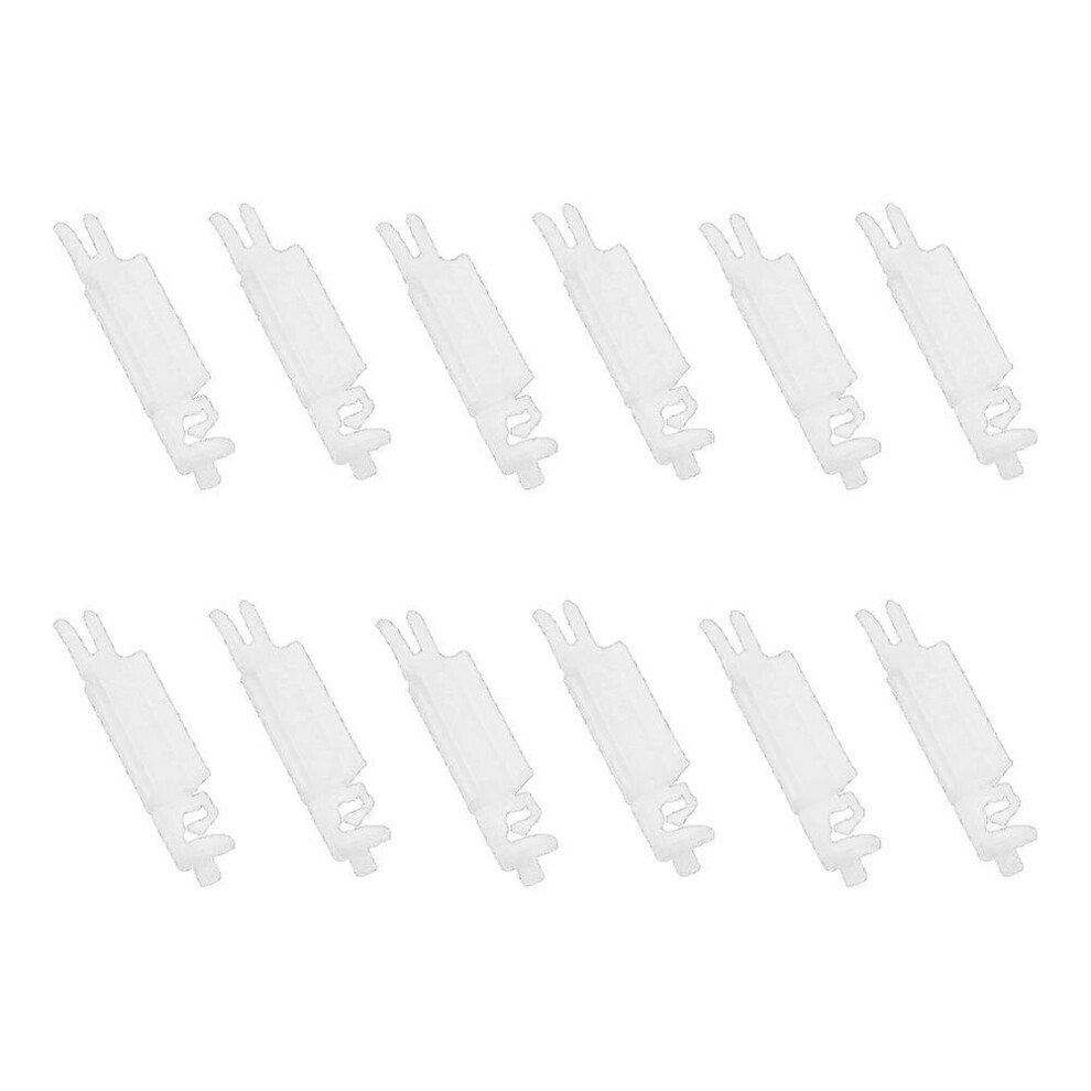 12Pcs 8120Al 8120Af Front Windshield Trim Strip Fixed Clamp Clips Car Clip For Peugeot Windshield Tr White 8214354599468