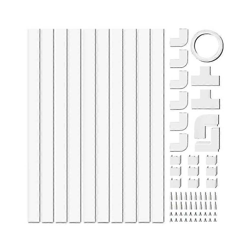 4M Electrical Cable Trunking,Cable Concealer On Wall For One Cord,Paintable Pvc Cable Cover,Cable Tr 8222178765839