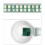 24 Element Epoxy Mixing Nozzle, Static Mixing Nozzle Tip for Adhesive Cartridges 20pcs 4