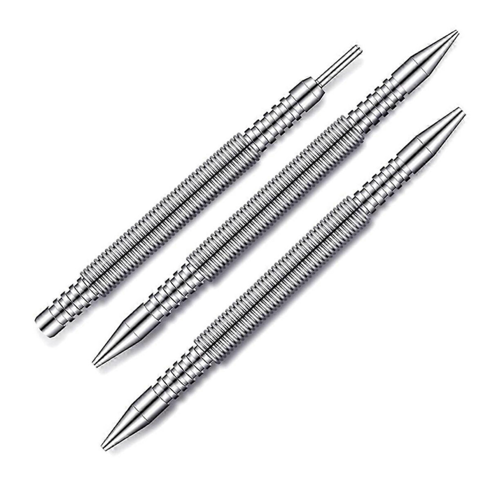 3 Pcs Dual Head Nail Setter And Hinge Pin Punch Set,Hammerless Spring Nail Punch Door Hinge Pin Remo 8756723215123