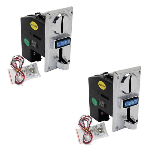 2PCS 616 Multi Coin Acceptor Electronic Roll Down Coin Acceptor Selector Mechanism Vending Machine A