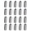 20 Pcs Thread Reducing Nuts, M8 Male to M6 Female Thread Screw Sleeve Bolt Conversion Nuts, Threaded 1