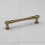 96mm Handle Antique Brass Traditional T-Bar 1