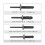 41 Piece Set of Quick Core Pulling Rivet Machines, Plastic Rivet Pullers, Polyethylene Riveting Tool 3