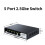 2.5GbE Ethernet Switch 5 Port 2.5G Network Switch Fanless Small Home Lab Setup Switch Unmanaged Plug 5