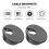 10 pcs 35mm black cable grommet cable outlet desk table wire 4