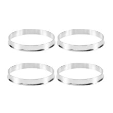 4 x Universal Aluminum Hub Centric Ring Wheel Spacer Set 74.1mm O/D 72.6mm I/D