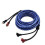5M 2 Rca To 2 Rca Plug Car Stereo o Cable Amplifier Braided Tool 2