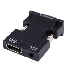 1080P HDMI Female to VGA Male with o Output Cable Converter Adapter