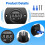 12V-24V Waterproof Car Motorcycle LED Digital Display Voltmeter Voltage Meter 4