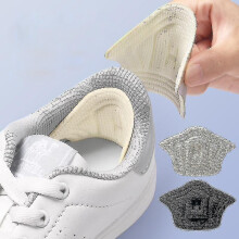 (black-10mm) 2 Pair Insoles Patch Heel Pads For Sport Shoes Adjustable Size-n