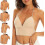 (M,Skin)Low Back Bras For Women - Seamless Wire Free Bralette Backless Bras-e 1