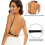 (S,Black)Low Back Bras For Women - Seamless Wire Free Bralette Backless Bras-e 3