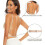 (M,Skin)Low Back Bras For Women - Seamless Wire Free Bralette Backless Bras-e 3