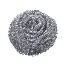 Stainless Steel Scourer, Kitchen Cleaning Ball, Metal Scrubber Brush Steel Wool for Dishes, Pots, Pans, And Ovens1set4pcssilver -e
