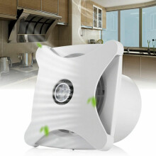 Exhaust Fan 6 Inch Wall Mount Ventilation for Kitchen Bathroom Toilet Garage Loft