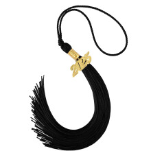 Graduation Tassel Class of 2025 Black Cap Accessory for Bachelor Gown Ceremony and Photos