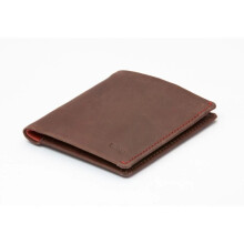 Bellroy Unisex Note Sleeve Leather Wallet - Cocoa Brown / Orange New