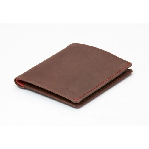 Bellroy Unisex Note Sleeve Leather Wallet - Cocoa Brown / Orange New