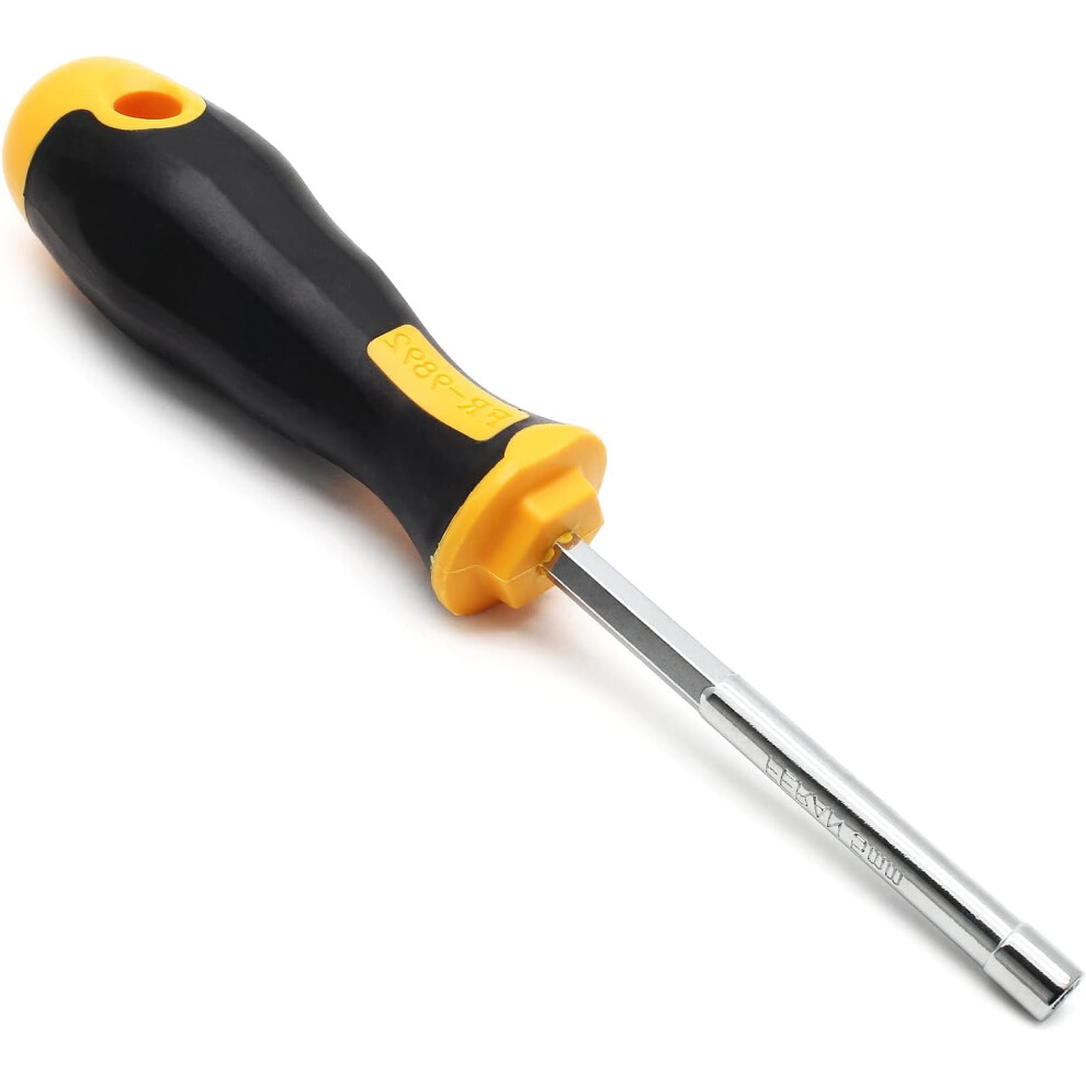 2Packs 10Mm Socket Wrench Screwdriver, Hex Nut Driver, Steel Cushion Grip Screwdriver For Hand-Making, Repairs 9175034199349