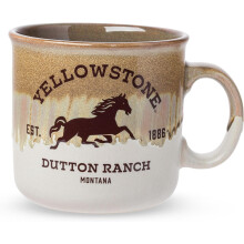 Yellowstone Dutton Ranch Keramik-Camperbecher 590 ml