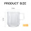 Mug à café en verre ACDANC avec anse, 35 cl 2