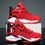 Scarpe da ginnastica da ragazzo con punta chiusa e lacci, in mesh, rosse 7