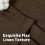 Brune lingardiner 132 x 172 cm, lysfiltrerende, bronse 4