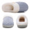 Γυναικείες παντόφλες Fuzzy Slip-on, μαλακές, άνετες, βελούδινες χειμωνιάτικες πλεκτές 3