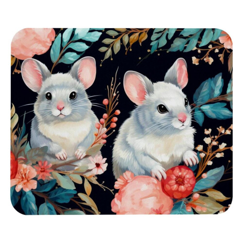 Chinchilla musemåtte med gummibund