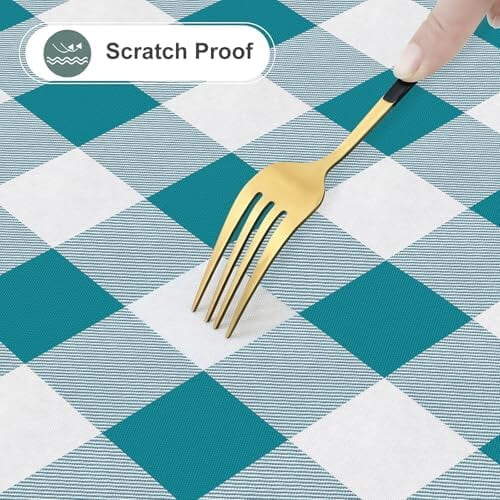 Rectangle Vinyl Tablecloth with Flannel Back, 60x120 in, 2