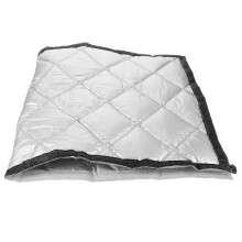 OUNONA noise cancelling curtains silver Oxford cloth 1 piece
