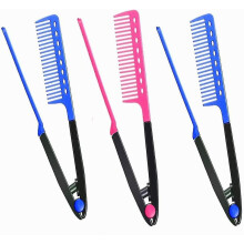 Straightening Combs Professional V Shaped Easy Combs Salon Hair Brush Combs for Hair Salon Home Use-e