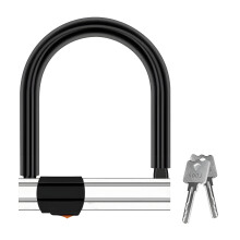 Bike Lock,Rust-Proof Corrosion-Resistant U Lock with Key,Bike Locks Heavy Duty Anti Theft