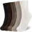 Womens Solid Mid Calf Socks, 5 Pairs Women's Solid Mid-Calf Socks(Khaki*5) 1