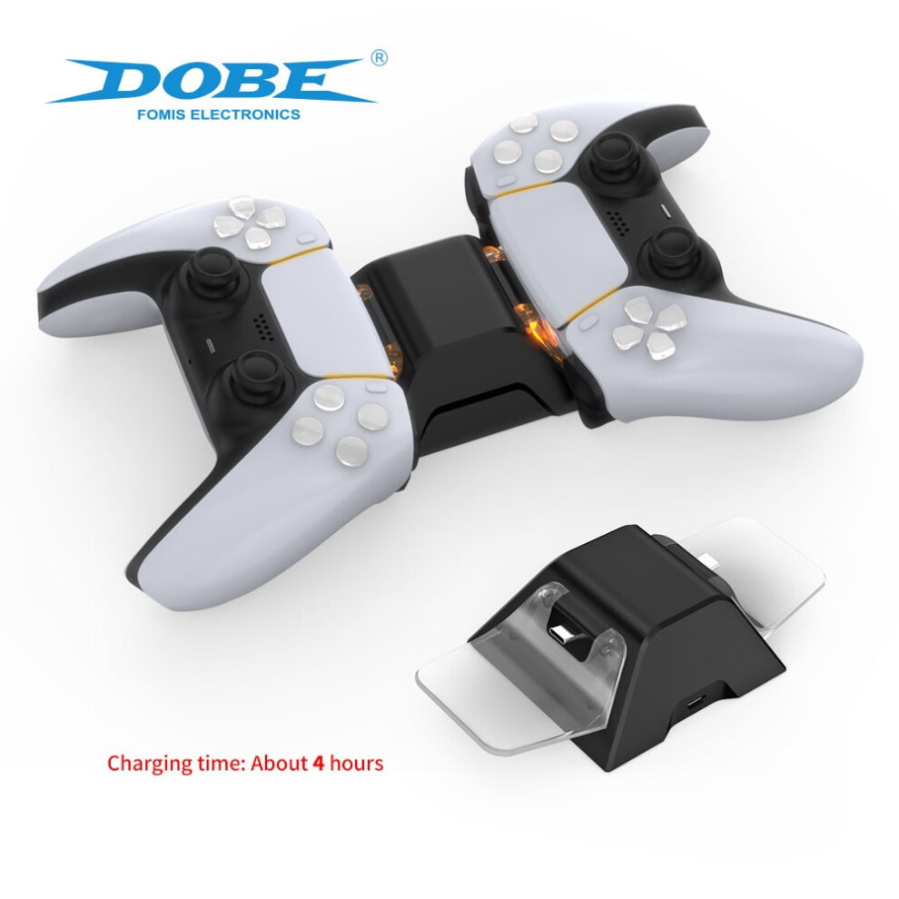 Ps5 Dualsense Wireless Controller Dual Charging Dock Â Tp5 Model, 2-Slot, Led Status, Fast Charging, Anti-Slip Base 9175034203022