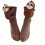 Faultier-Stricksocken für Damen, Winterplüschsocken 2