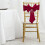 Elastic Bow Chair Back Decoration 40x15cm Wine 5