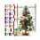 24pcs White Christmas Tree Balls, 40mm Plastic Ornament Set 4
