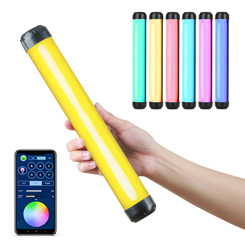 K21 Portable Led Photography Lamp, 8W, 2500Kâ8500K Dimmable, 29 Scenes, Built-In Battery, Compatible With App Light 9357860798457