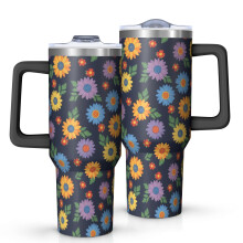 Pioneer Flower Floral Tumbler 115 ml isolerad