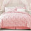 Pink and Ivory Comforter Set Full Size 7 Piece 3